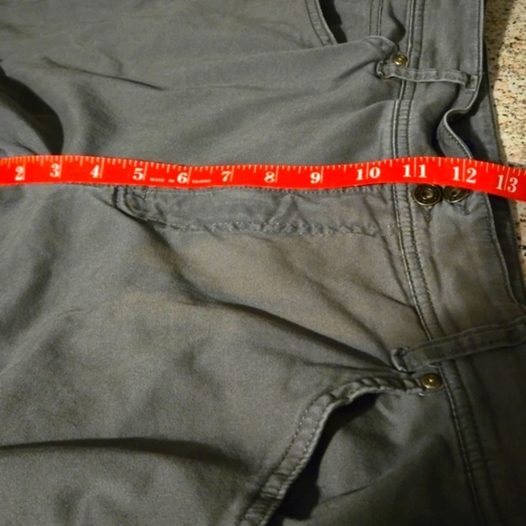 Bandolinoblu Crop length Pants Olive color 5 Pockets Women size 20W - Picture 12 of 15